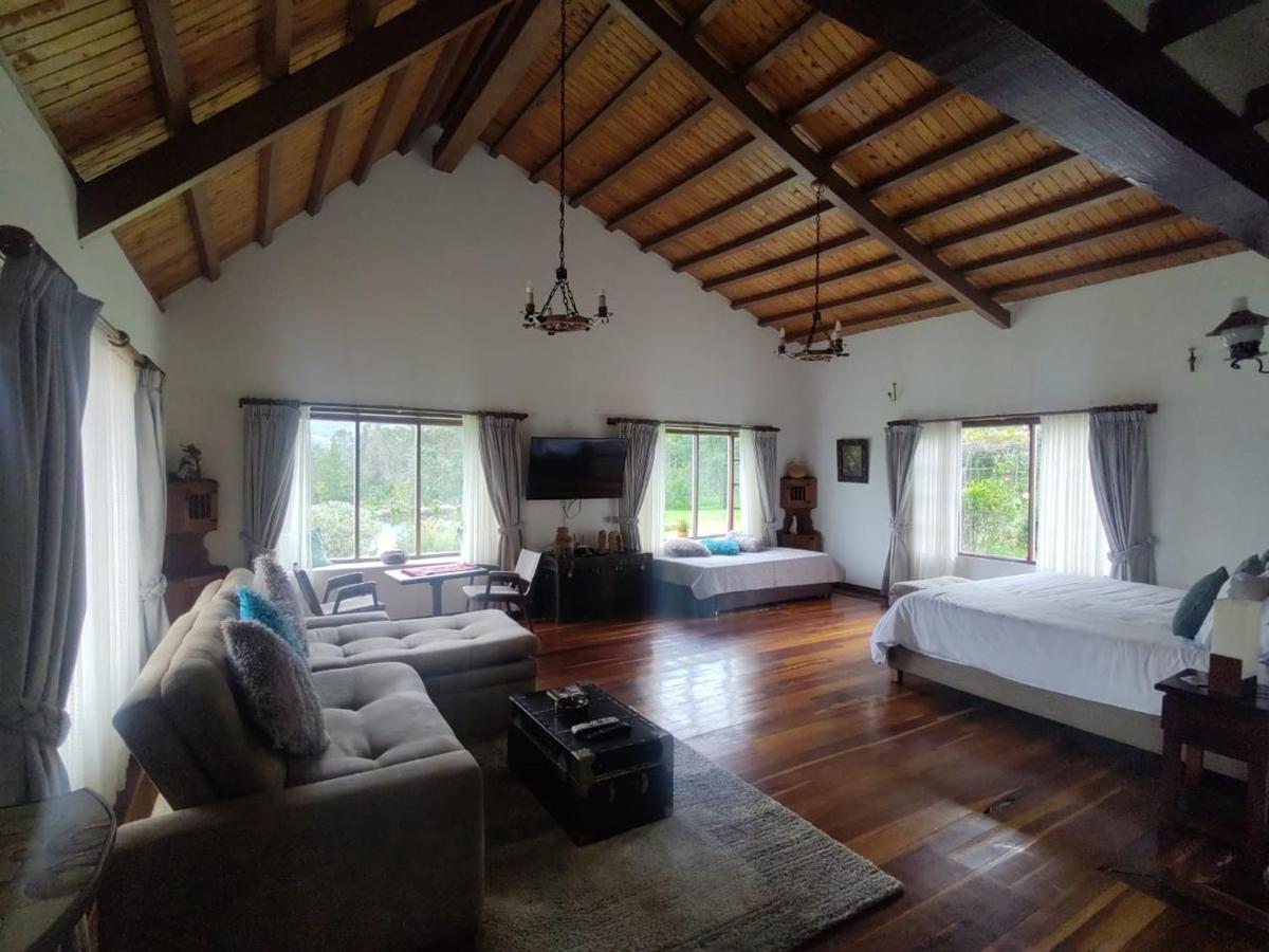 Hacienda El Pinar Del Viento Bed & Breakfast Villa de Leyva Eksteriør bilde