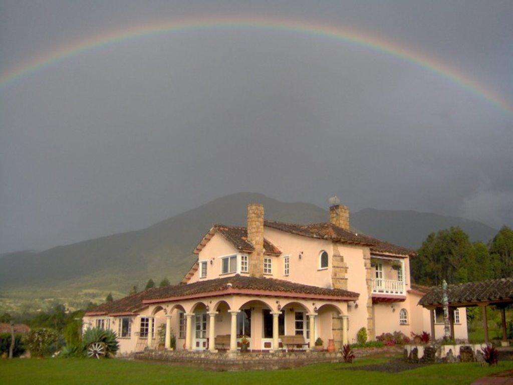 Hacienda El Pinar Del Viento Bed & Breakfast Villa de Leyva Eksteriør bilde