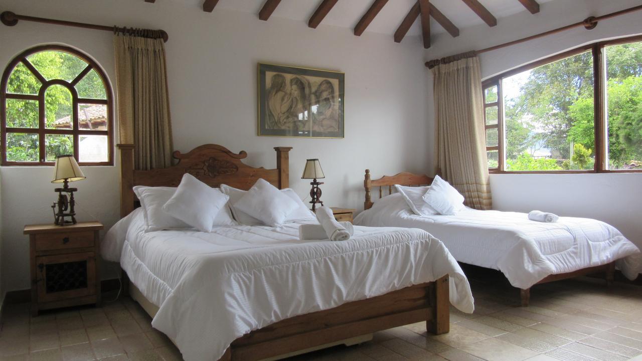 Hacienda El Pinar Del Viento Bed & Breakfast Villa de Leyva Eksteriør bilde